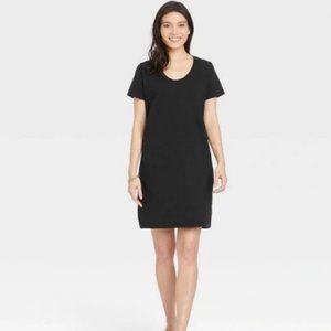 NWT Universal Thread black t-shirt dress, size large